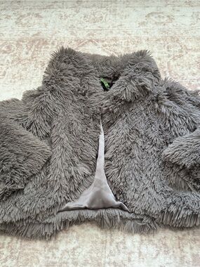 vintage faux fur coat